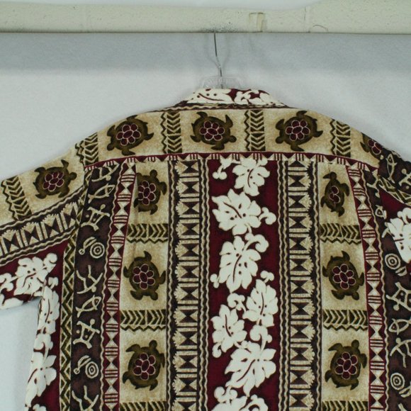 Styled by RJC Shirt Mens 2XL Hawaiian Floral Shirt  Made in Hawaii - Picture 11 of 11